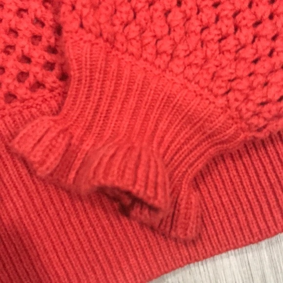 Rebecca Minkoff Rust Puff Sleeve Sweater size XS - Picture 5 of 10